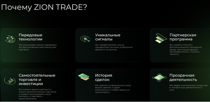 Проект ZION TRADE— отзывы, разоблачение