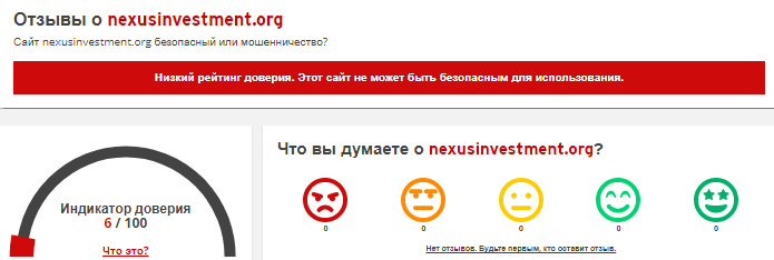 Проект Nexus Trading Investments — отзывы, разоблачение