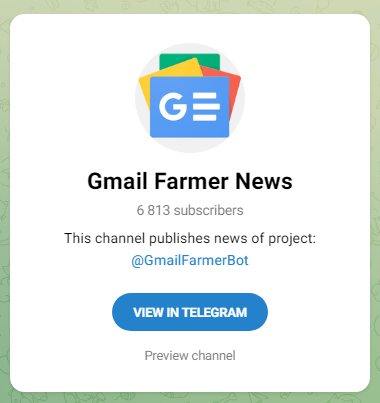 Телеграмм-канал Gmail Farmer — отзывы, разоблачение