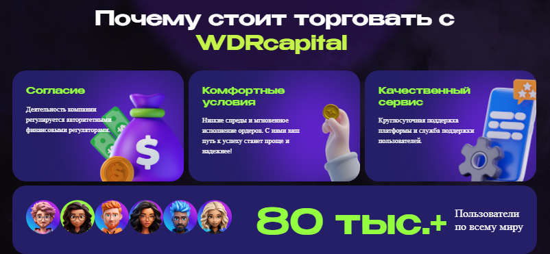 Проект WDRCapital — отзывы, разоблачение