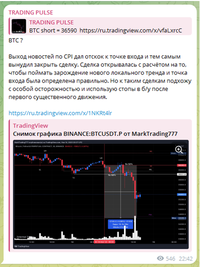 Телеграмм-канал TRADING PULSE— отзывы, разоблачение