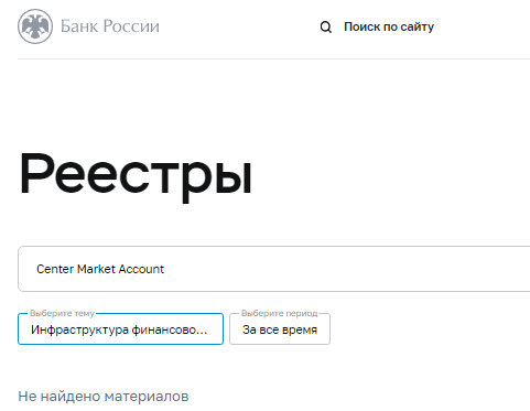 Проект Center Market Account — отзывы, разоблачение