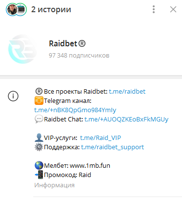 Телеграмм-канал Raidbet®️ — отзывы, разоблачение