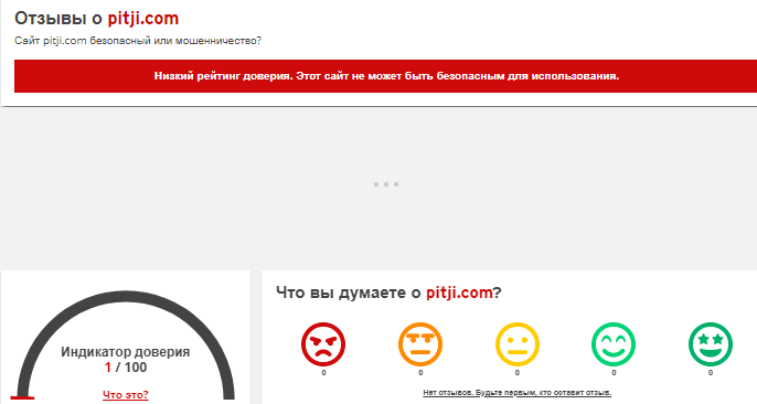 Проект Pitji.com — отзывы, разоблачение