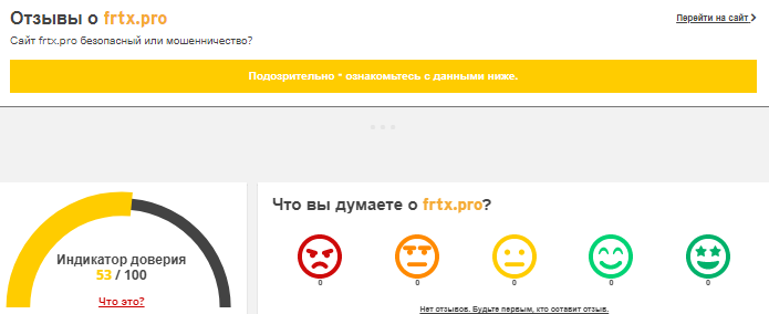 Проект FRTX — отзывы, разоблачение