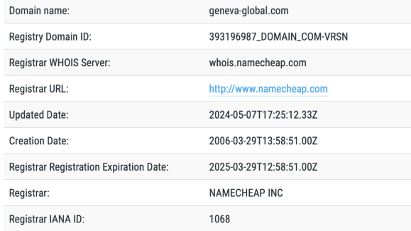 Проект GENEVA GLOBAL — отзывы, разоблачение