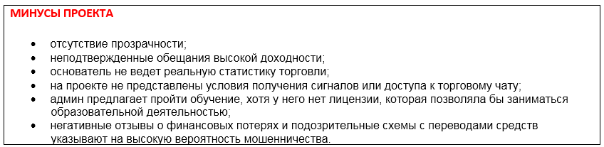 Телеграмм-канал Sasha ProTrade — отзывы, разоблачение