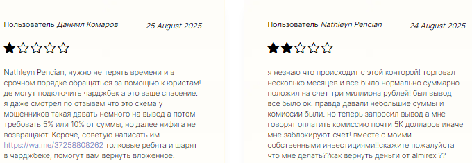 Проект Almirex — отзывы, разоблачение