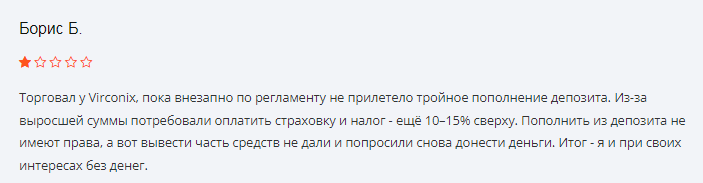 Проект Virconix — отзывы, разоблачение